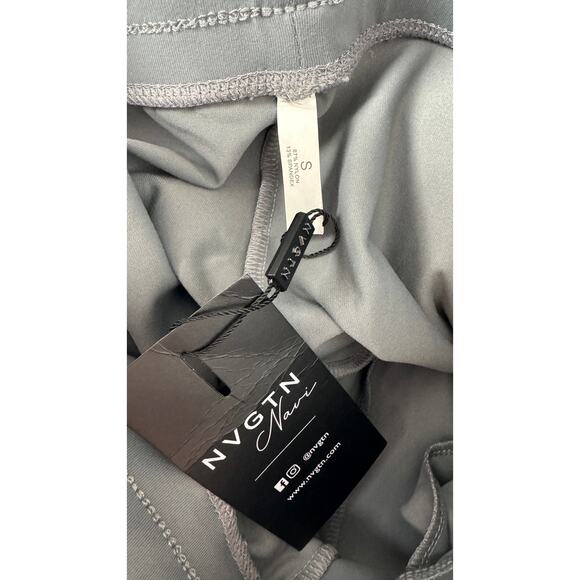 NVGTN Cloud Grey Jogger Pant Womens Small Nylon Athletic New Drawstring Active - Picture 9 of 9